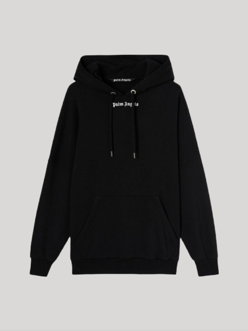 PALM ANGELS LOGO PRINT HOODIE